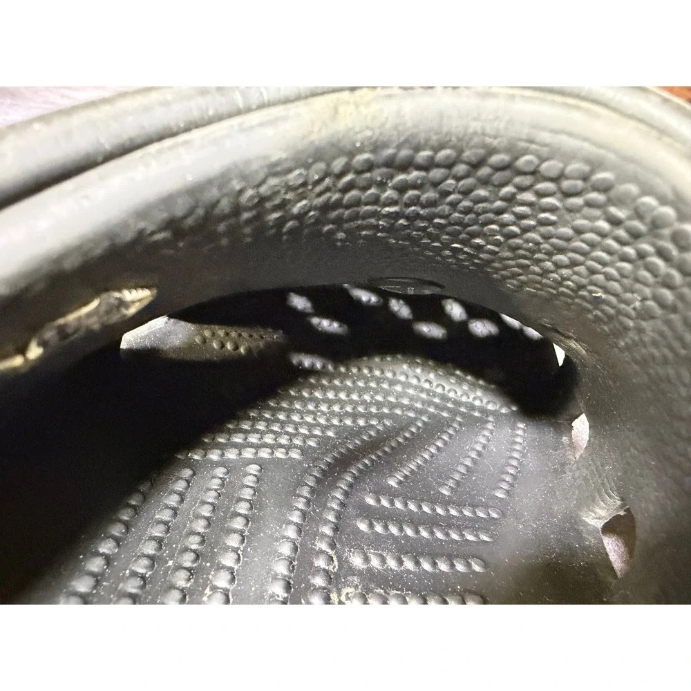Crocs Classic Clog Charcoal Grey Slip On Shoes with Fish Charm Mens 6 Womens 8